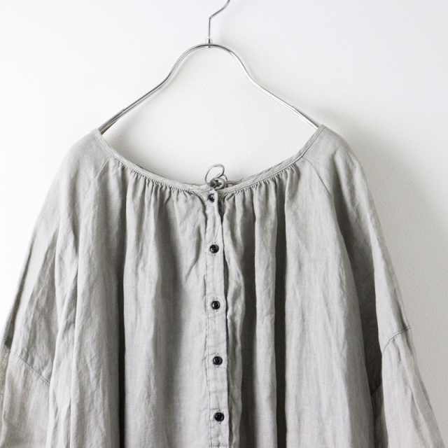 nest Robeリネンインディゴ墨染め2wayドレス ワンピース 2024SS ネストローブ nest Robe リネンインディゴ墨染め2way