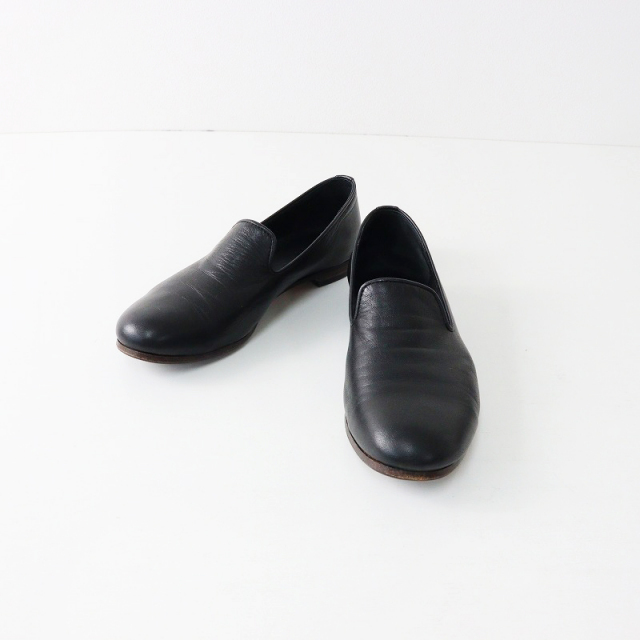 期間限定価格】美品 エヴァムエヴァ evam eva レザースリッポン 34  