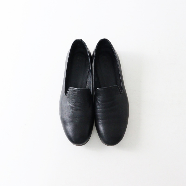 期間限定価格】美品 エヴァムエヴァ evam eva レザースリッポン 34 