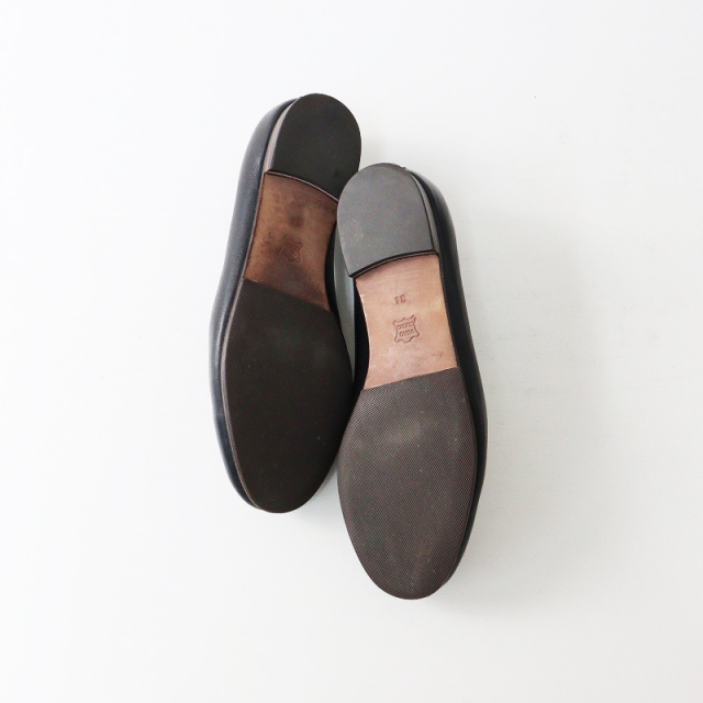 期間限定価格】美品 エヴァムエヴァ evam eva レザースリッポン 34  