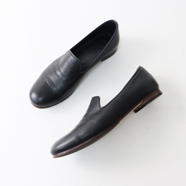 期間限定価格】美品 エヴァムエヴァ evam eva レザースリッポン 34 