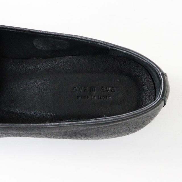 期間限定価格】美品 エヴァムエヴァ evam eva レザースリッポン 34  