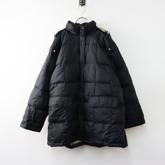 美品♡DAKSダウンコート ダウンダッフル チェック フード着脱可 ダブル