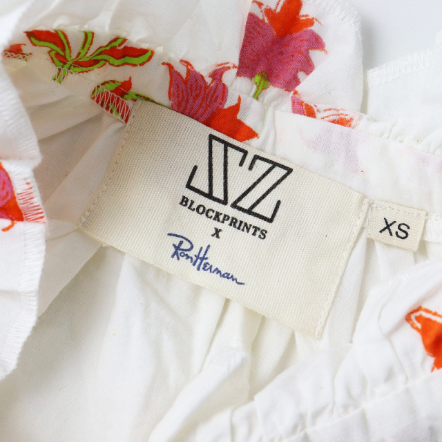 美品 ロンハーマン別注 エスゼットブロックプリント Ron Herman × SZ  