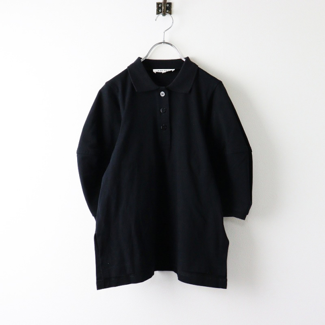 2021SS エンフォルド ENFOLD ストレッチカノコ 立体スリーブポロSHIRT 
