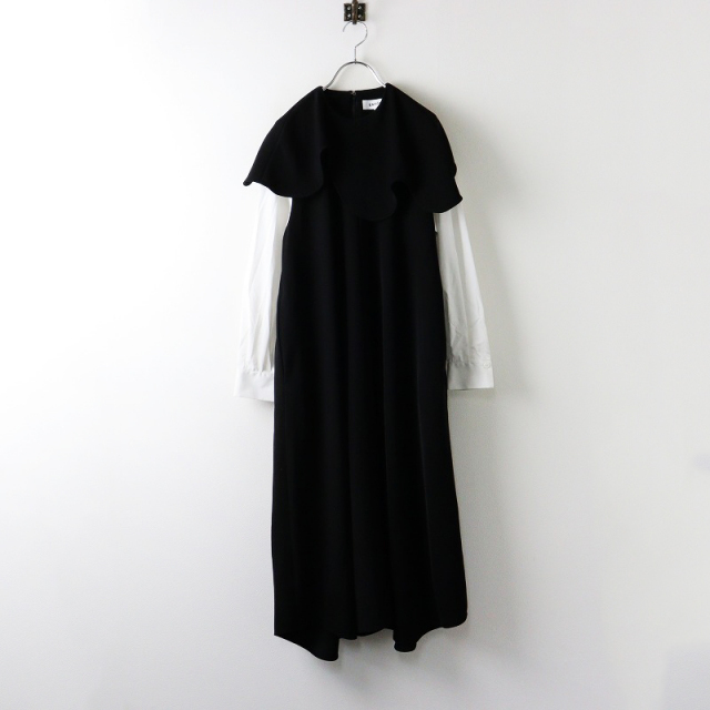 期間限定価格】2024SS エンフォルド ENFOLD LAYERED－SLEEVE DRESS  