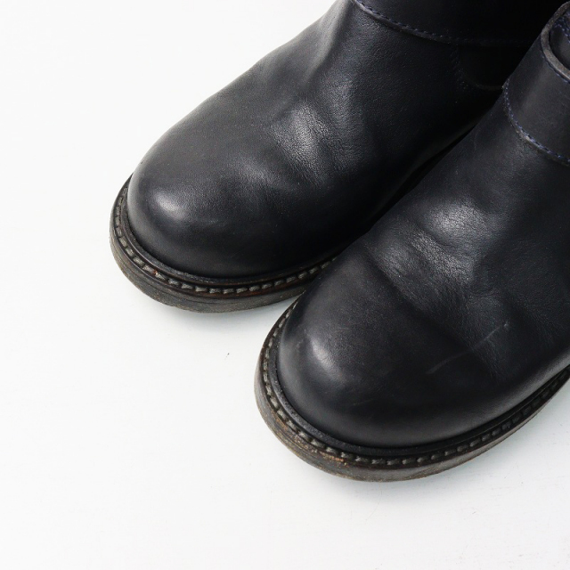 ブッテロ BUTTERO B3704 レザーエンジニアブーツ 35/ブラック