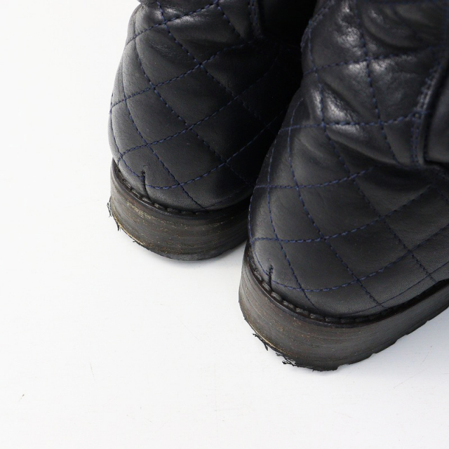 ブッテロ BUTTERO B3704 レザーエンジニアブーツ 35/ブラック