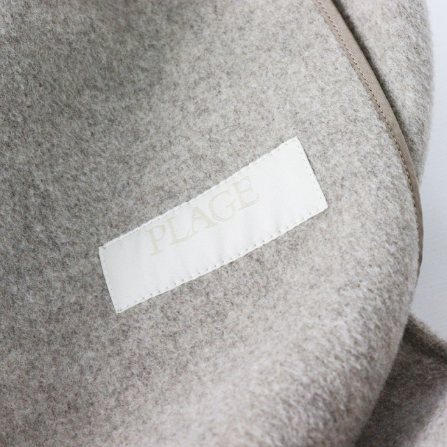 美品 2023AW プラージュ Plage ハミルトン コクーンコート 38/ベージュ  