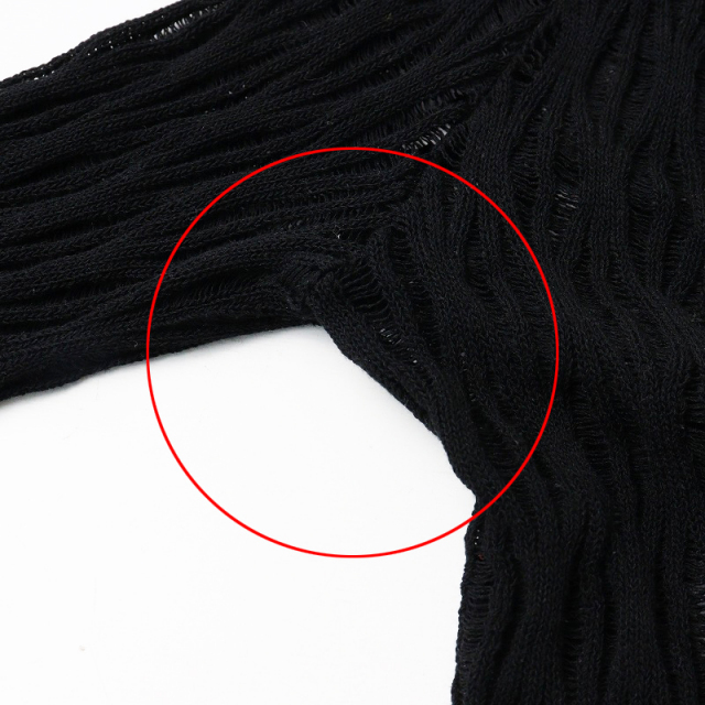 タグ付き 2023SS ケイル KAYLE MESH KNIT SHIRT CARDIGAN