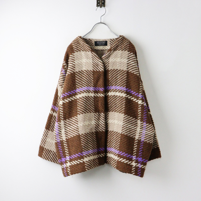 美品 定価3.4万 2024AW ジョンブラニガン John branigan SHV チェック 