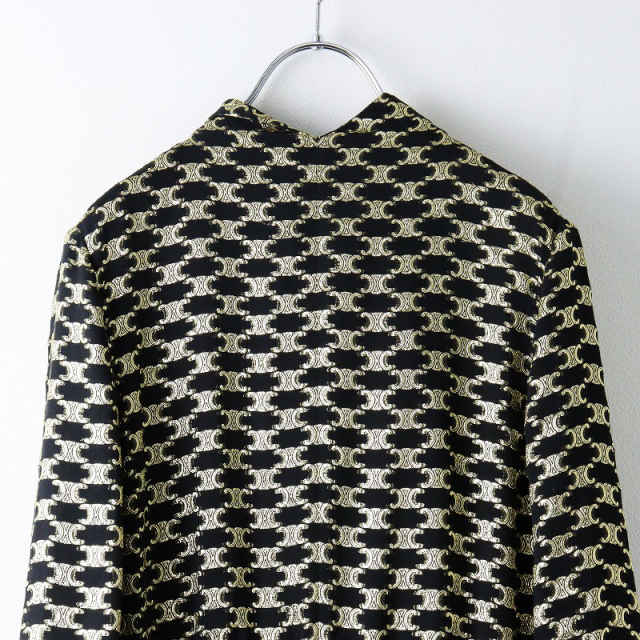 美品 国内 JPタグ 2019AW セリーヌ CELINE トリオンフ ボウタイ シルク  