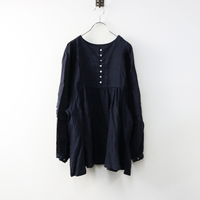 nest robe/フレアスリーブ リネン ブラウス（ネストローブ フレンチ 