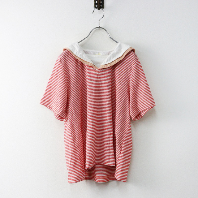 初売り 福袋 極美品 2024SS ピンクハウス PINK HOUSE 楊柳クレープセーラー カットソー(長袖+七分)