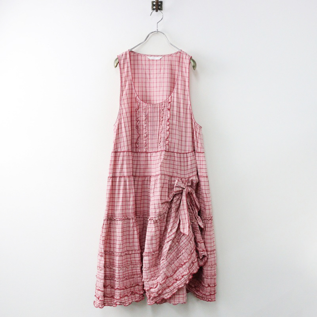 極美品 2024AW ピンクハウス PINK HOUSE たくし上げリボン付き  