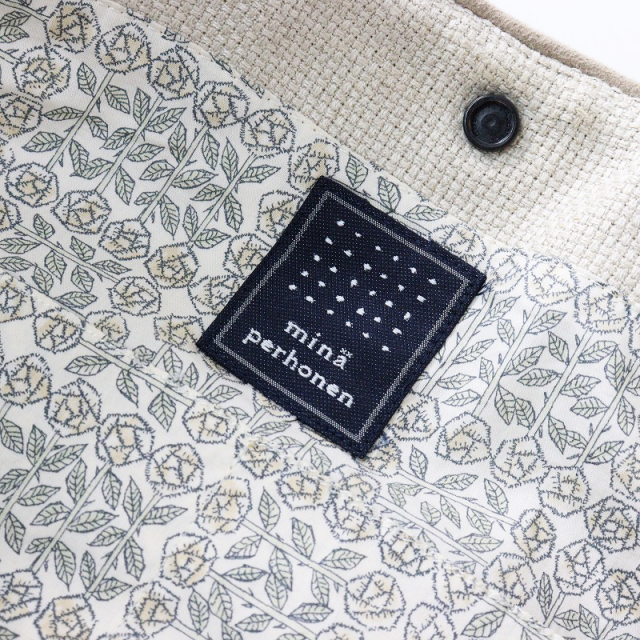 美品 ミナペルホネン mina perhonen forest parade marron bag マロン  