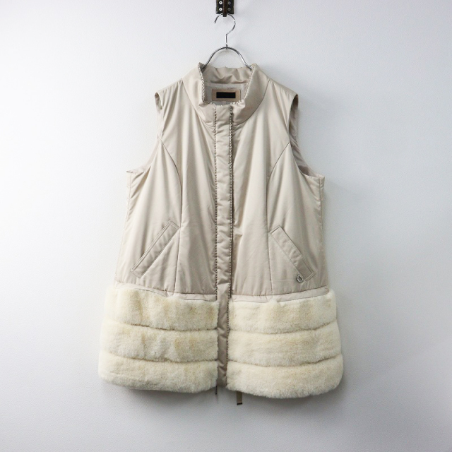 美品 大きいサイズ トゥービーシック リボンビジュー チュニック