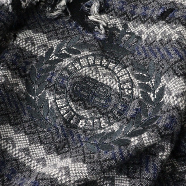 2021AW バレンシアガ BALENCIAGA 663872 T1609 ロゴ刺繍 デストロイ  