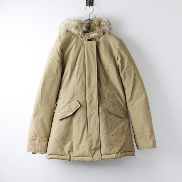 ウールリッチ WOOLRICH RAMAR CLOTH コヨーテファーダウンジャケット 