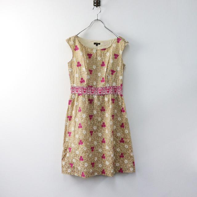 TOCCA 花柄刺繍 ワンピース