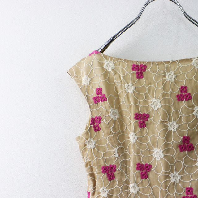 トッカ 花柄 フラワー 刺繍 ドレス ワンピース 2 TOCCA 【公式通販】