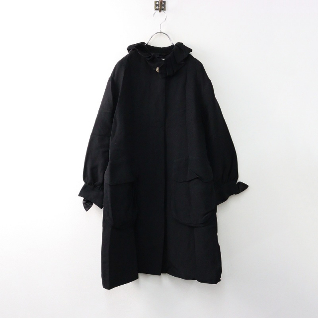 ルールロジェット leur logette フリルカラー ロングコート 0 
