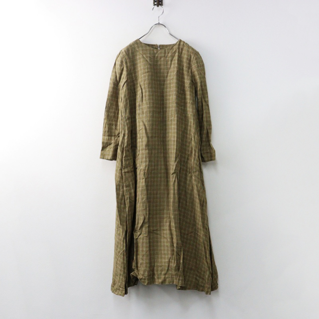 期間限定価格】定価4.7万 ヤエカ YAECA リネンAラインドレス M 