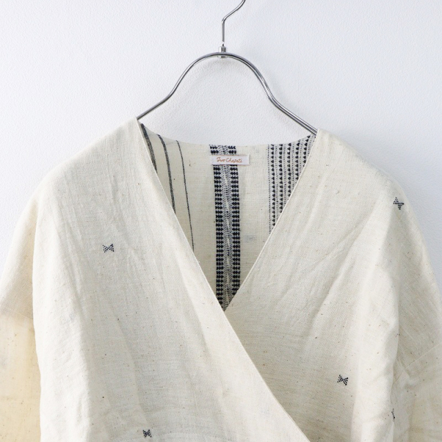 美品 トゥーチャパティ Two chapati ラバリブラウス/オフホワイト  