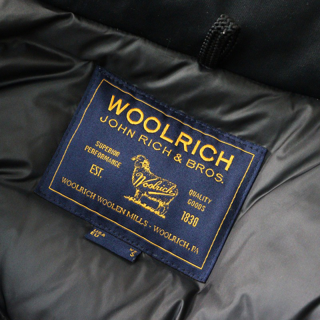 ウールリッチ WOOLRICH WOCPS2724D Laminated Cotton Parka ラミネーテッドコットンパーカー USA XS/ブラック ダウン【2400014214987】 ウールリッチ WOOLRICH WOCPS2724D Laminated Cotton Parka
