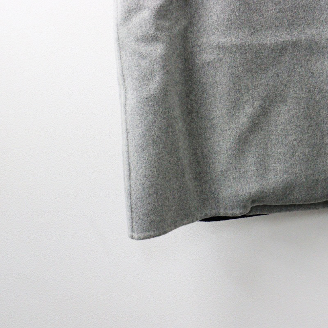 エンフォルド ENFOLD ソフトリバーウールコート 38/グレー ノーカラー