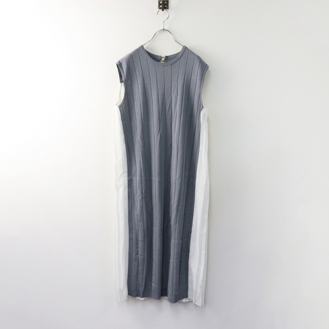 美品 グレースクラス GRACE Class バックプリーツ切替 ニット  