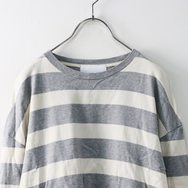 UNUSED - アンユーズド UNUSED US2391 BORDER L/S TEE 0/グレー系 ボーダーロングスリーブTシャツ メンズ カットソー 指抜き【2400014234787】 UNUSED - アンユーズド UNUSED US2391 BORDER L/S TEE 0/グレー