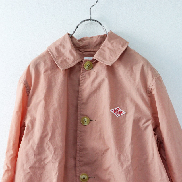 新品 ダントン ステンカラーコート ピンク 春秋 ダントンステンカラーコートピンク