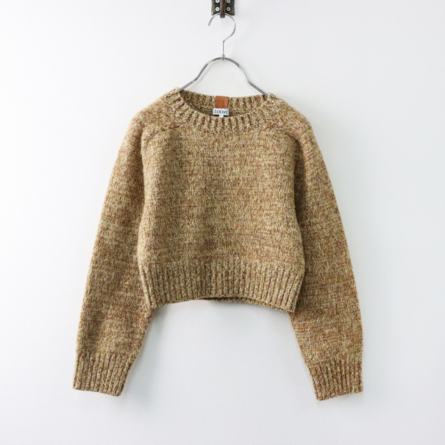 美品 2023 国内 JPタグ ロエベ LOEWE アナグラムパッチ ウール  