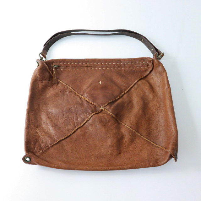 エンリーベグリン HENRY BEGUELIN オミノ刺繍 キャンバス×レザー ワン  