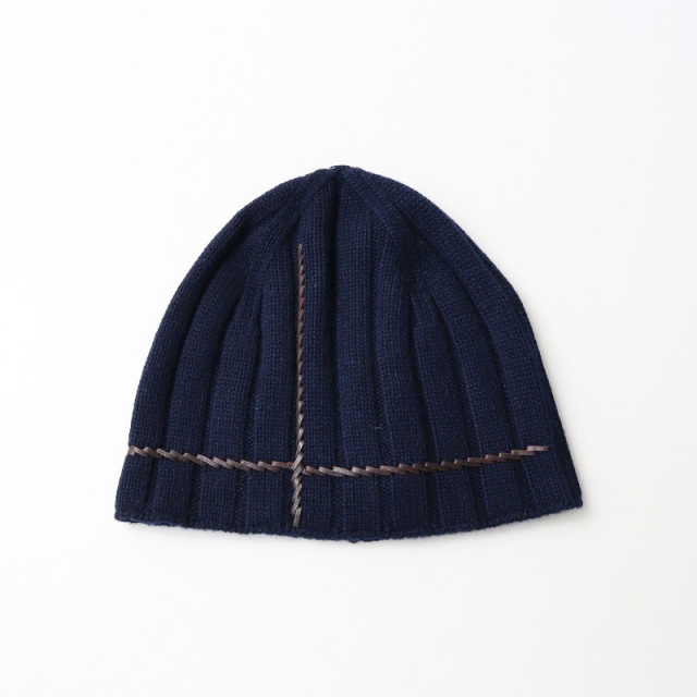 美品 国内 JPタグ エルメス 心細 HERMES ラムスキン ヤクウール ニット  