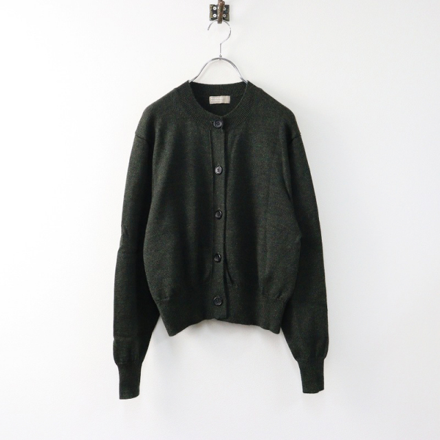 新品タグ 未着 マーガレットハウエル 毛 カシミア 絹 カーディガン  
