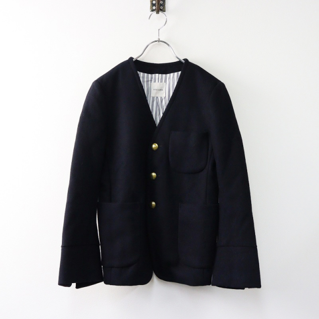トゥジュー TOUJOURS メルトンウール カシミヤブレンド ノー