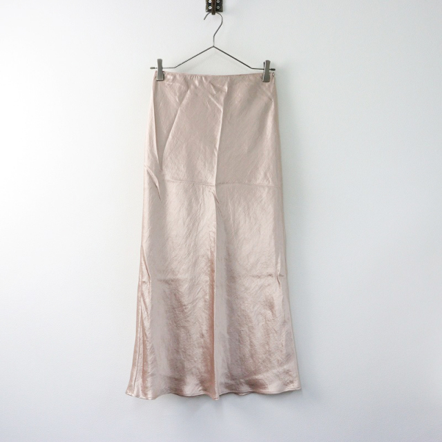 2024AW スピック＆スパン Spick & Span サテンフレアスカート 36