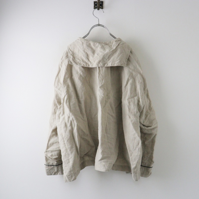 新品未使用✨ネストローブ リネン配色メローセーラーブラウス 2024AW