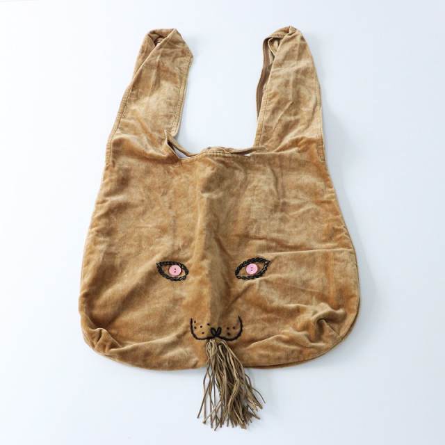ミナペルホネン mina perhonen usa bag 大/キャメル うさバッグ うさぎ  