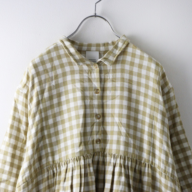 美品 ヴェリテクール Veritecoeur VC-1001 ギンガムチェックロング  