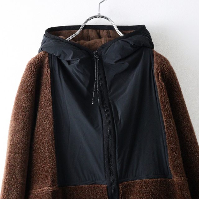 サイ Scye Wool Fleece Hoodie ウールフリースジップアップ