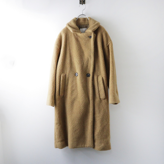 新品タグ付き DSQUARED2 ブラウン 脱し チェスターコート 38