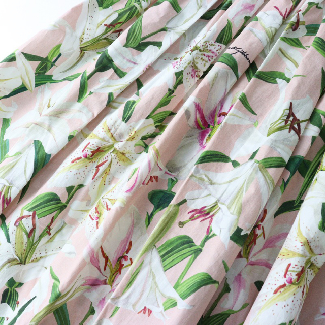 ドルチェアンドガッバーナ Dolce&Gabbana リリウムプリント コットン  