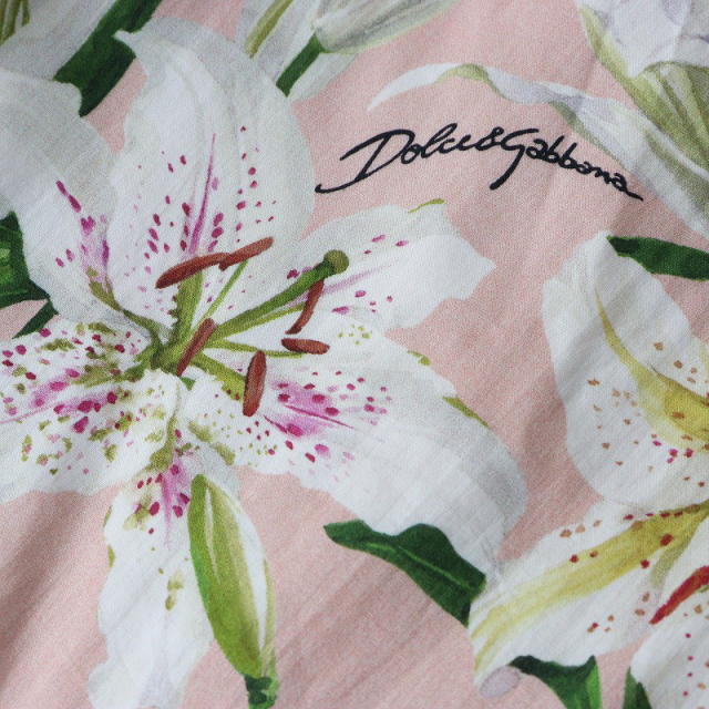 ドルチェアンドガッバーナ Dolce&Gabbana リリウムプリント コットン  