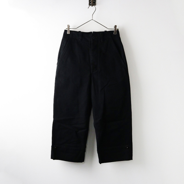 マーガレットハウエル COTTON LINEN TWILL パンツ 0 黒