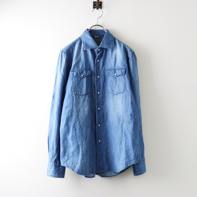 45R 45rpm インディゴ綿麻ザックリデニム