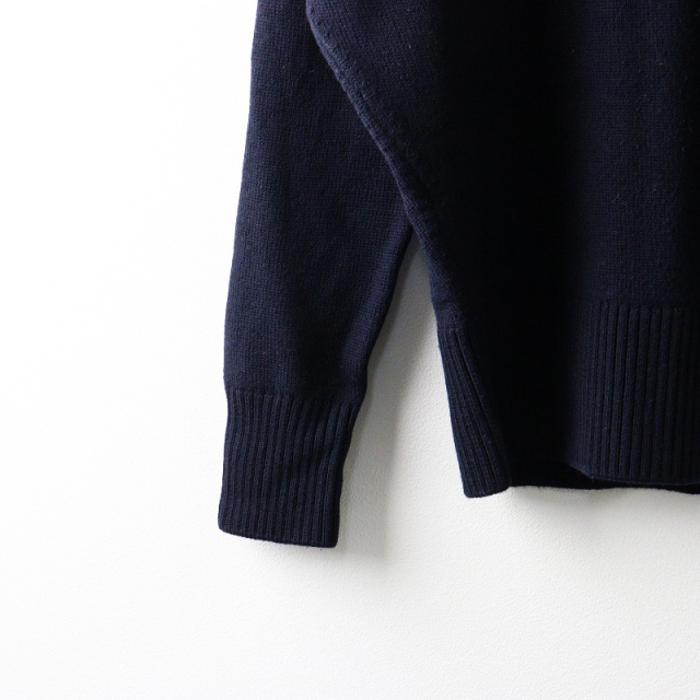 定価3万 アパルトモン L'Appartement GENTLEMAN KNIT ジェントルマンニット/ネイビー セーター ウール クルーネック【2400014325478】 定価3万 アパルトモン L'Appartement GENTLEMAN KNIT ジェントル