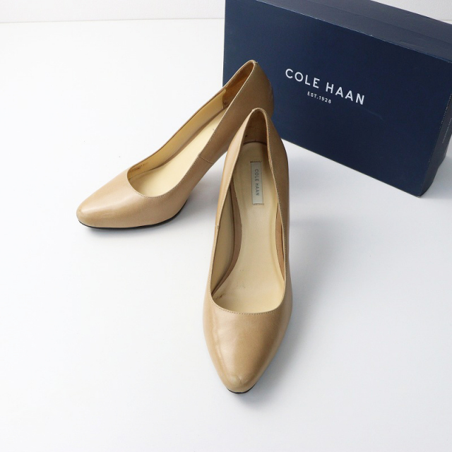 美品 コールハーン Cole Haan BETHANY PUMP アーモンドトゥ 美品 コールハーン Cole Haan BETHANY PUMP アーモンドトゥ